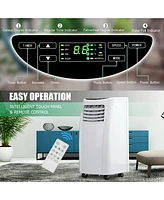Costway 5500 Btu (8000BTU Ashrae) Portable Air Conditioner & Dehumidifier Function Remote