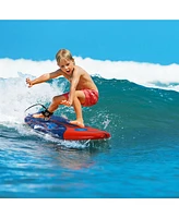 6' Surfboard Foamie Body Surfing Board W/3 Fins & Leash