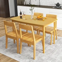 48'' Wooden Dining Table Rectangular Farmhouse Kitchen