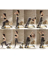 Costway 8-in-1 Multifunctional Squat Machine Deep Squat Home Gym Fitness Equipment