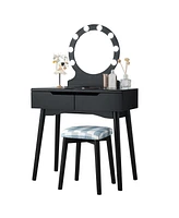 Vanity Makeup Dressing 8 Dimmable Bulbs Lighted for Bedroom