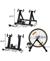 Costway 1 pcs Bike Trainer Bicycle Exercise Stand w/ 8 Levels Resistance