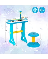 Costway 31 Key Kids Piano Keyboard Toy Toddler Musical Instrument w/ Microphone