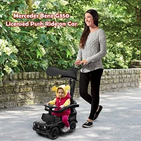Costway 3 1 Ride on Push Car Mercedes Benz G350 Stroller Sliding