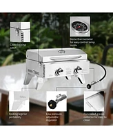 Costway 20,000 Btu Stainless Steel Propane Grill for Outdoor