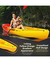 Costway Single Sit-on-Top Kayak 0ne Person Kayak Boat