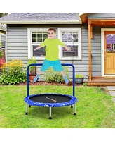 36'' Kids Trampoline Rebounder W/Full Covered Handrail