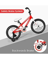 16 Inch Kids Bike Bicycle with Training Wheels for 5-8 Years Old Kids