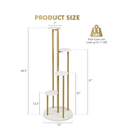 Sugift 4-Tier 48.5 Inch Metal Plant Stand