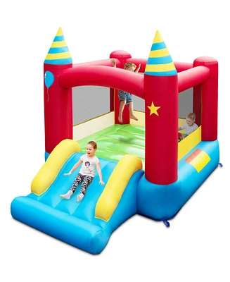 Slickblue Kids Inflatable Bounce Castle Excluded Blower