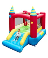 Slickblue Kids Inflatable Bounce Castle Excluded Blower