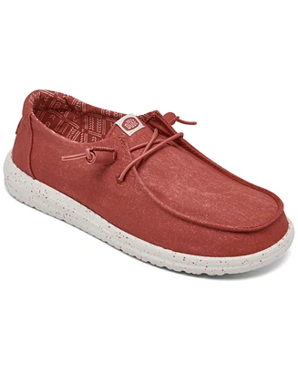 Hey Dude Women's Wendy Stretch Canvas Casual Moccasin Sneakers from Finish Line