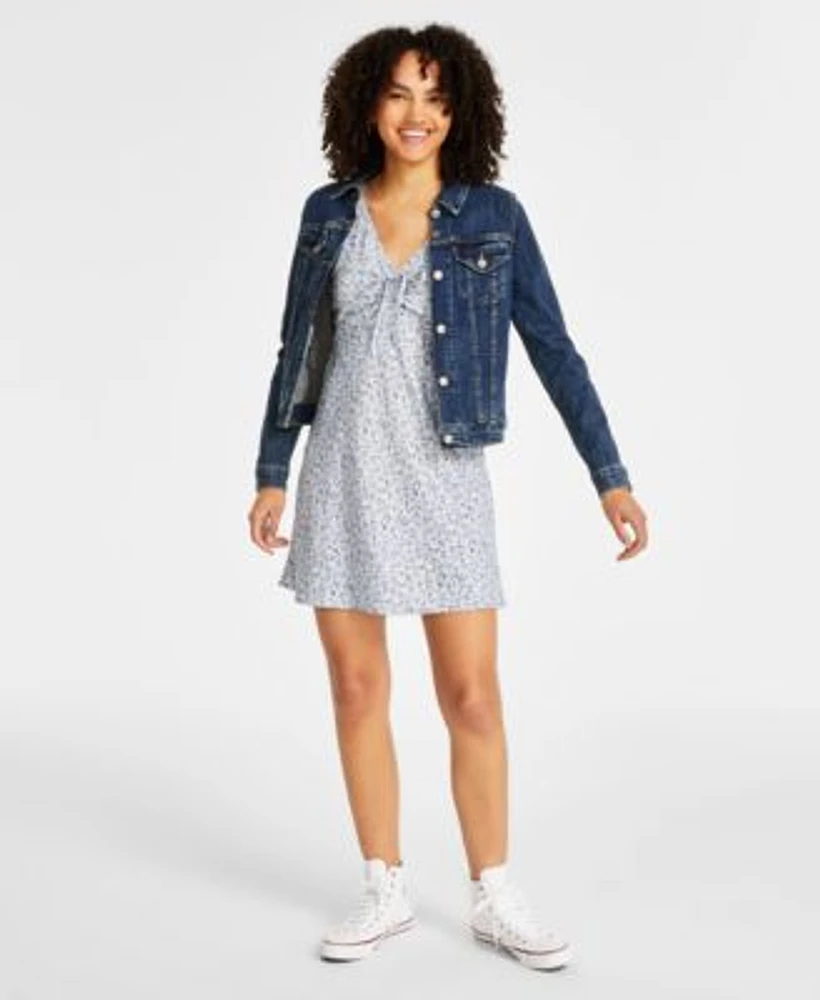 Levis Delray Mini Dress Original Trucker Jacket