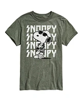 Hybrid Apparel Snoopy Rock Name Repeat Men's Short Sleeve Tee