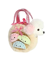 Aurora Small Dim Sum Poodle Fancy Pals Fashionable Plush Toy White 7"