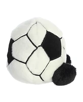 Aurora Mini Striker Soccerball Palm Pals Adorable Plush Toy Black 4"