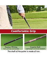 Costway 9 Pcs Women's Complete Golf Club Set Right Handed with 460cc Alloy Driver Irons
