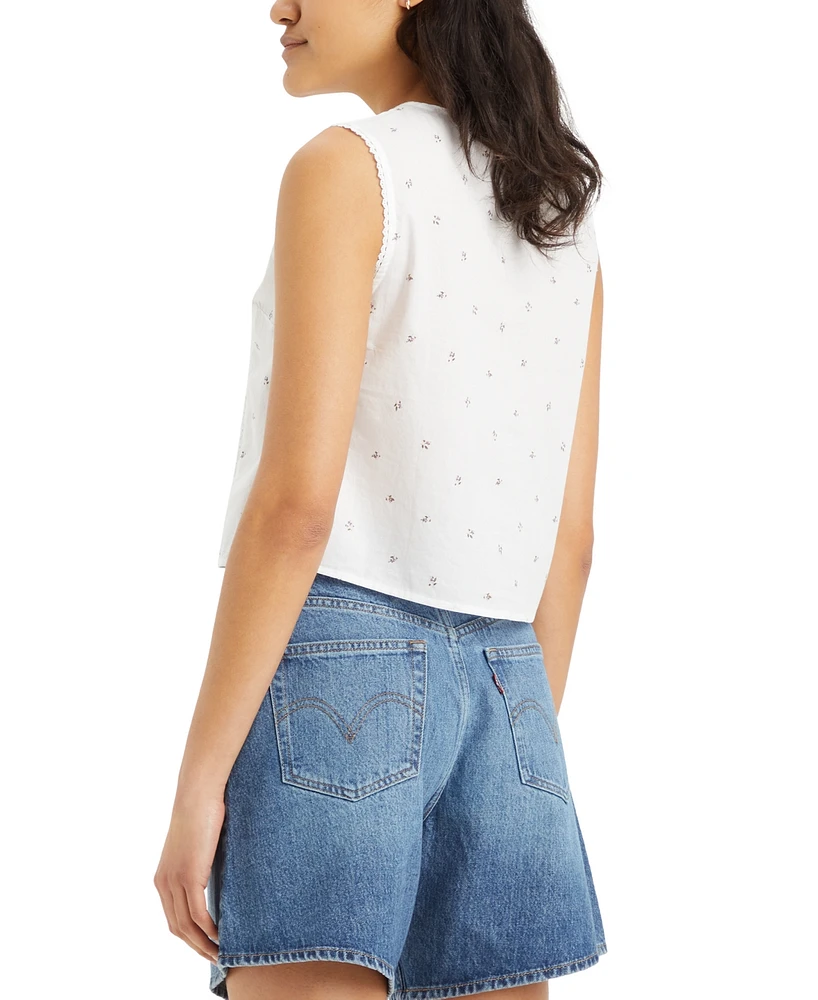 Levi's Women's Lorelai Cotton Sleeveless Shirt