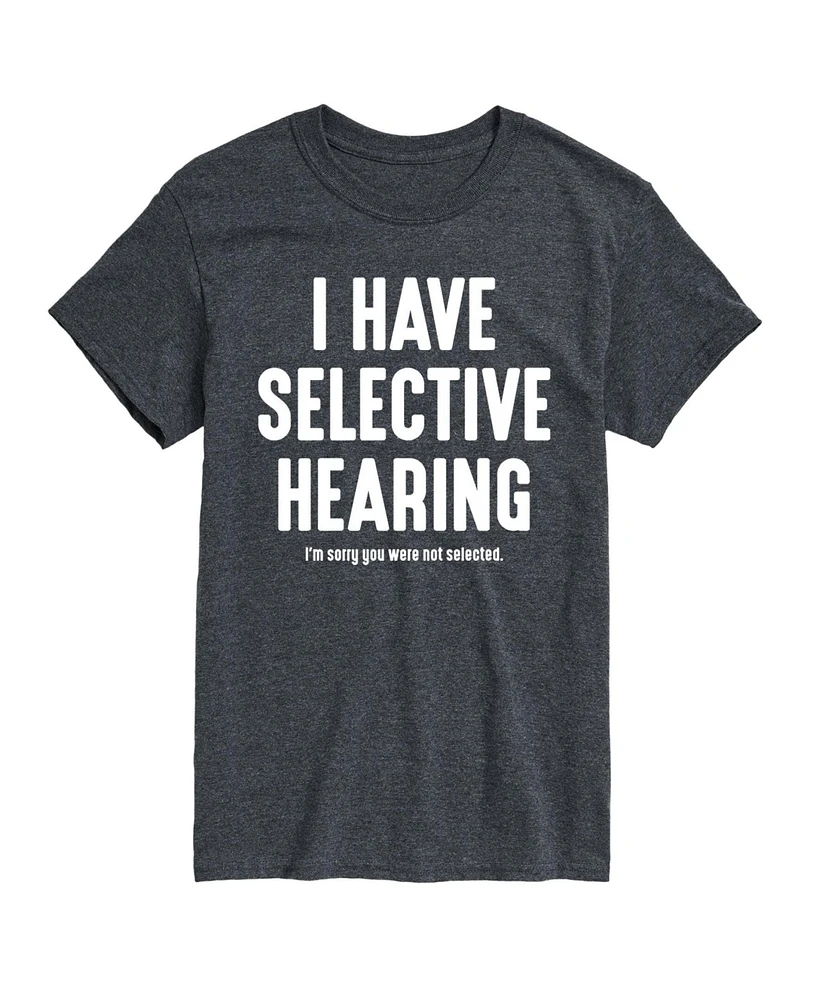 Hybrid Apparel Selective Hearing Men's Short Sleeve Tee