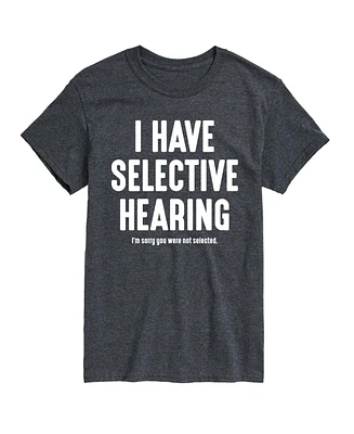 Hybrid Apparel Selective Hearing Men's Short Sleeve Tee