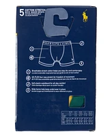 Polo Ralph Lauren Big Boys Stretch Boxer Briefs, Pack of 5