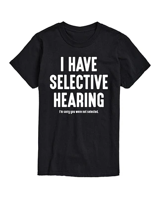 Hybrid Apparel Selective Hearing Men's Short Sleeve Tee