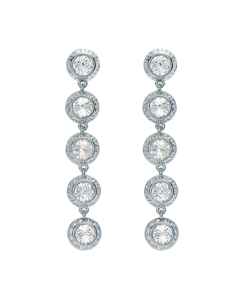 Ted Baker Jewelry Sorella: Solitaire Sparkle Crystal Long Drop Earrings