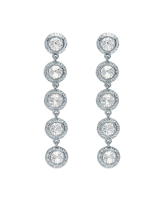 Ted Baker Jewelry Sorella: Solitaire Sparkle Crystal Long Drop Earrings