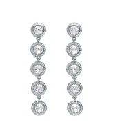 Ted Baker Jewelry Sorella: Solitaire Sparkle Crystal Long Drop Earrings