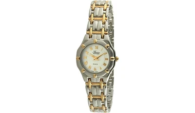 Swiss Edition Women's Two-Tone Gold Plated Bracelet Watch