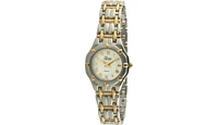 Swiss Edition Women's Two-Tone Gold Plated Bracelet Watch