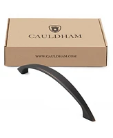 Cauldham Pack Solid Kitchen Cabinet Arch Pulls Handles (" Hole Centers) - Curved Drawer/Door Hardware - Style M243