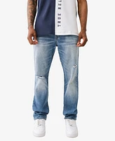 True Religion Men's Ricky Flap Rope Stitch Straight Jean