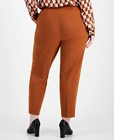 Tahari Asl Plus Size High-Rise Ankle Pants