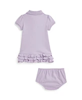 Polo Ralph Lauren Baby Girls Ruffled Short Sleeves Dress