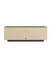 Streamdale Furniture Modern Tv Stand For TVs Up To 70", Black