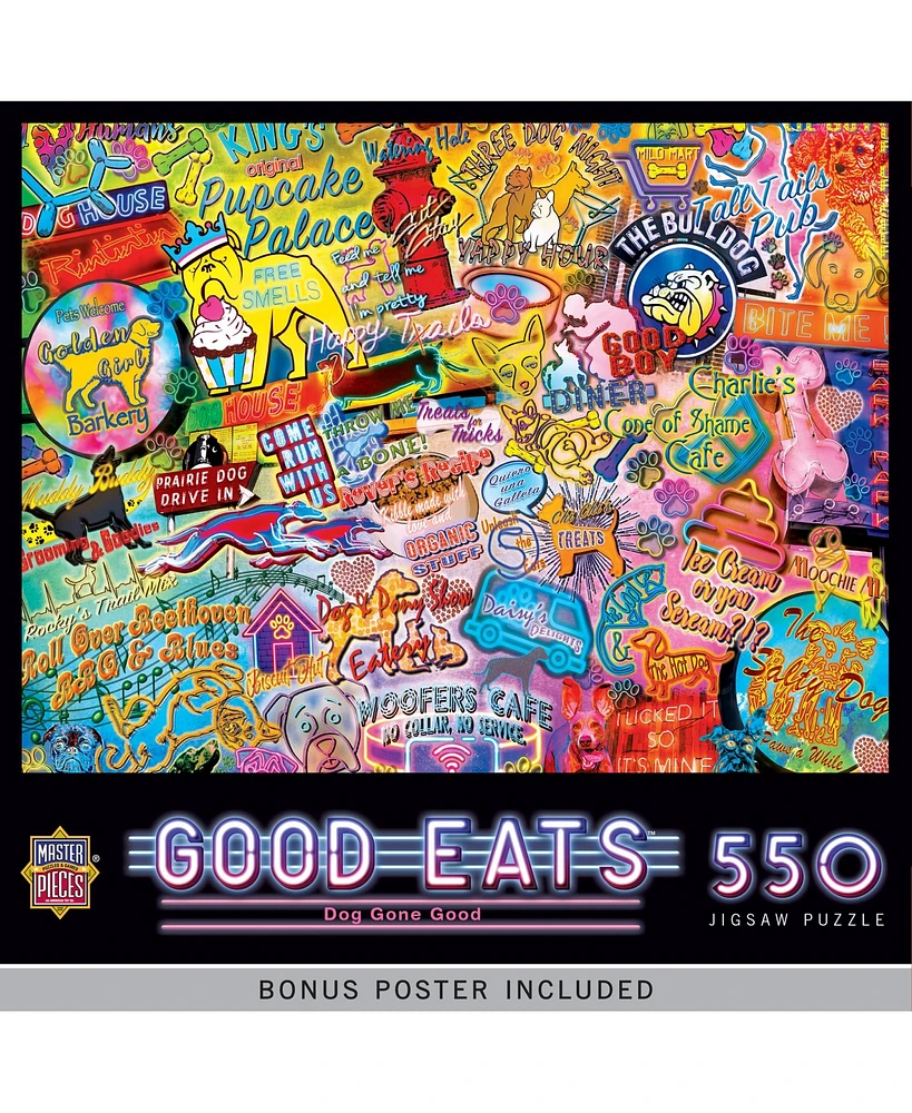 Masterpieces Good Eats - Dog Gone Good 550 Piece Jigsaw Puzzle