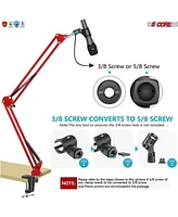 5 Core Mic Arm Adjustable Boom Microphone Stand Desk Mount Heavy Duty Brazo Para Microfono for Condenser Dynamic Mics - Ms Arm R