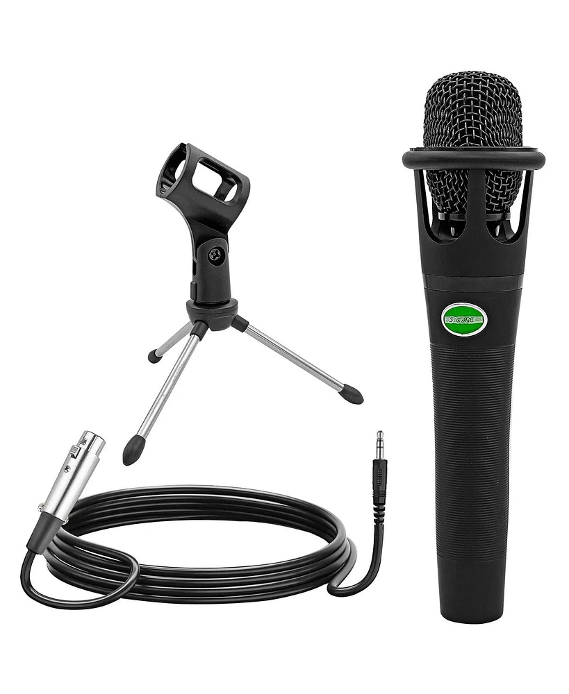 5 Core Handheld Microphone For Karaoke Singing • Dynamic Cardioid Unidirectional Vocal Xlr Mic -Mic Crown