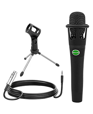 5 Core Handheld Microphone For Karaoke Singing • Dynamic Cardioid Unidirectional Vocal Xlr Mic -Mic Crown