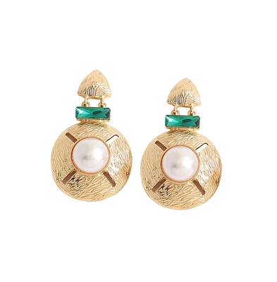 Sohi Women's Regal Drop Earrings