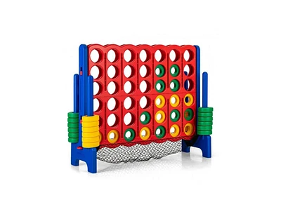 Slickblue 4-to-Score Giant Game Set with Net Storage-Blue