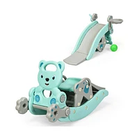 Slickblue 4-in-1Baby Rocking Horse Slide Set