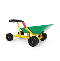 Slickblue 8" Heavy Duty Kids Ride-on Sand Dumper w/ 4 Wheels