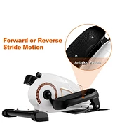 Slickblue Portable Resistance Adjustable Mini Magnetic Elliptical Stepper Machine