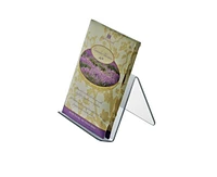 Azar Displays 5"W x 5"D x 4.125"H Easel Display. Front Lip: 1.25"H, 10