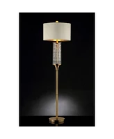 Streamdale Furniture 62.25-Inch Pluviam Crystal Floor Lamp