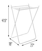 Honey Can Do White Metal Collapsible Clothes Drying Rack