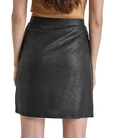 Dkny Women's Jersey Cackle Ruched-Front Pull-On Skirt