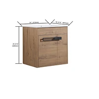 24 Inch Bathroom Vanity With Sink, Freestanding Bathroom Vanity Or Floating Is Optional Conversion